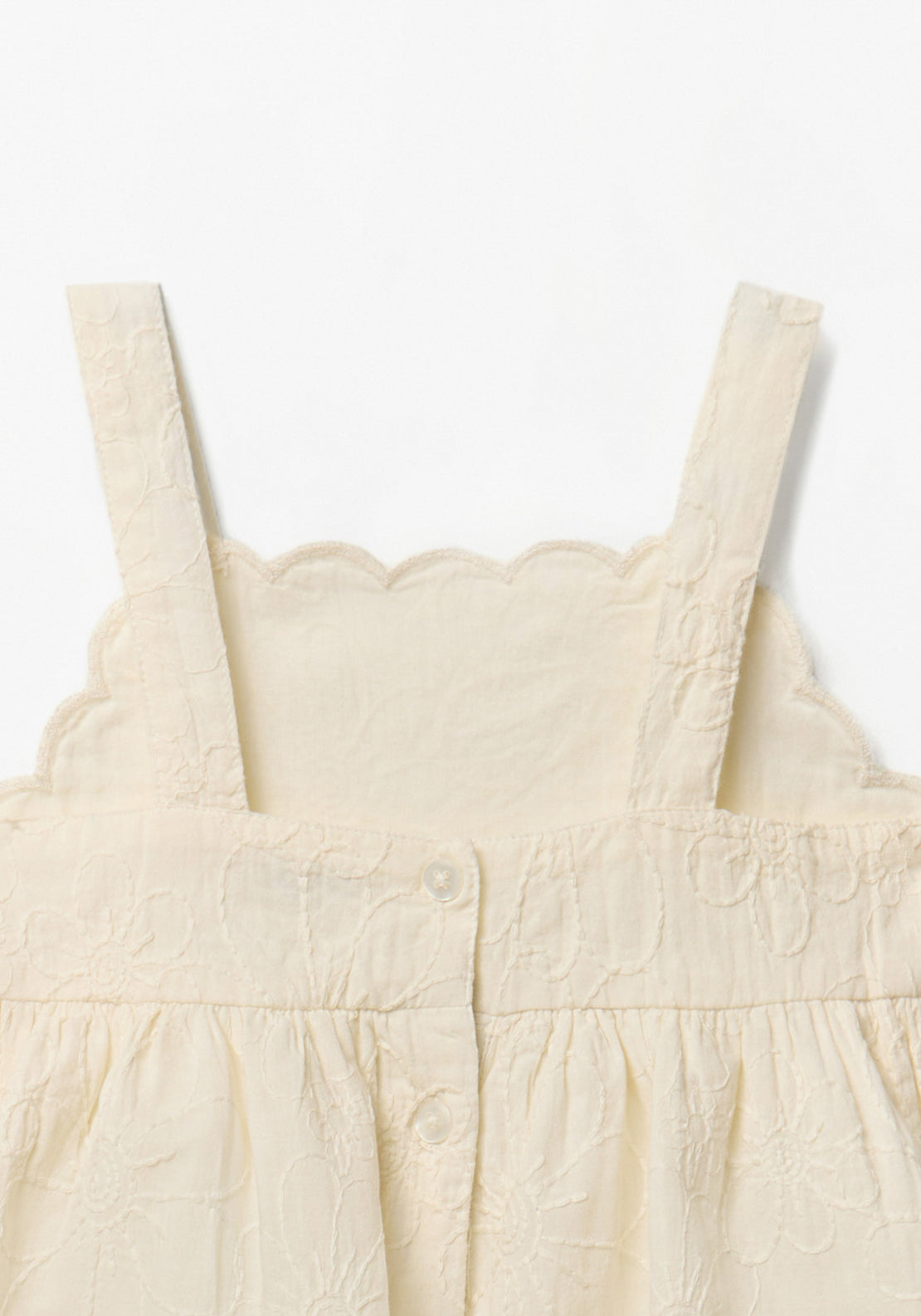 Embroidered Dress - Ice