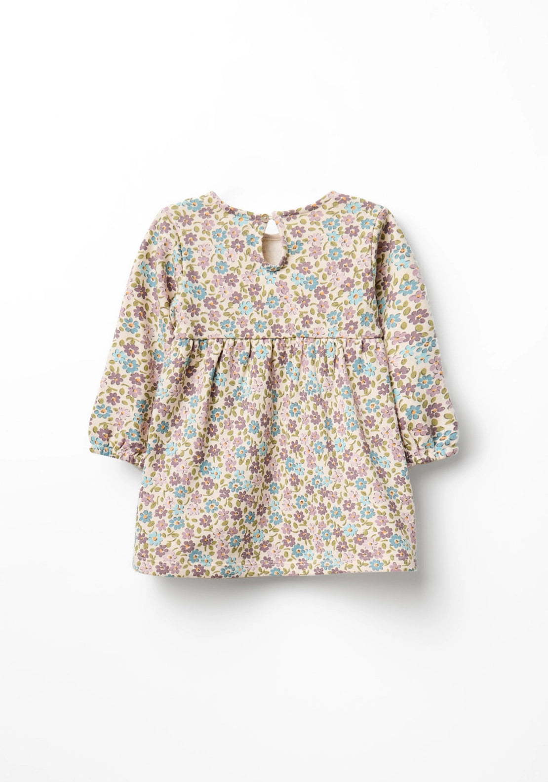 Floral Printed Dress - Cream