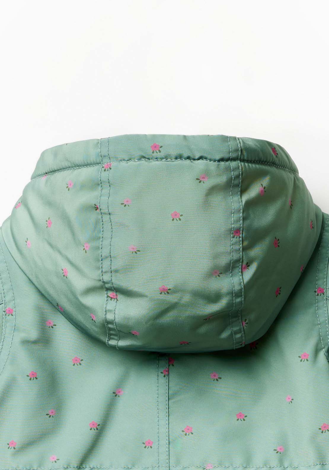 Sfera Plain Coat - Green 4 Shaws Department Stores
