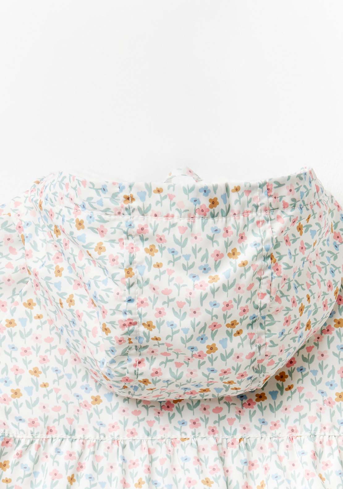 Sfera Floral-print coat - Ecru 8 Shaws Department Stores