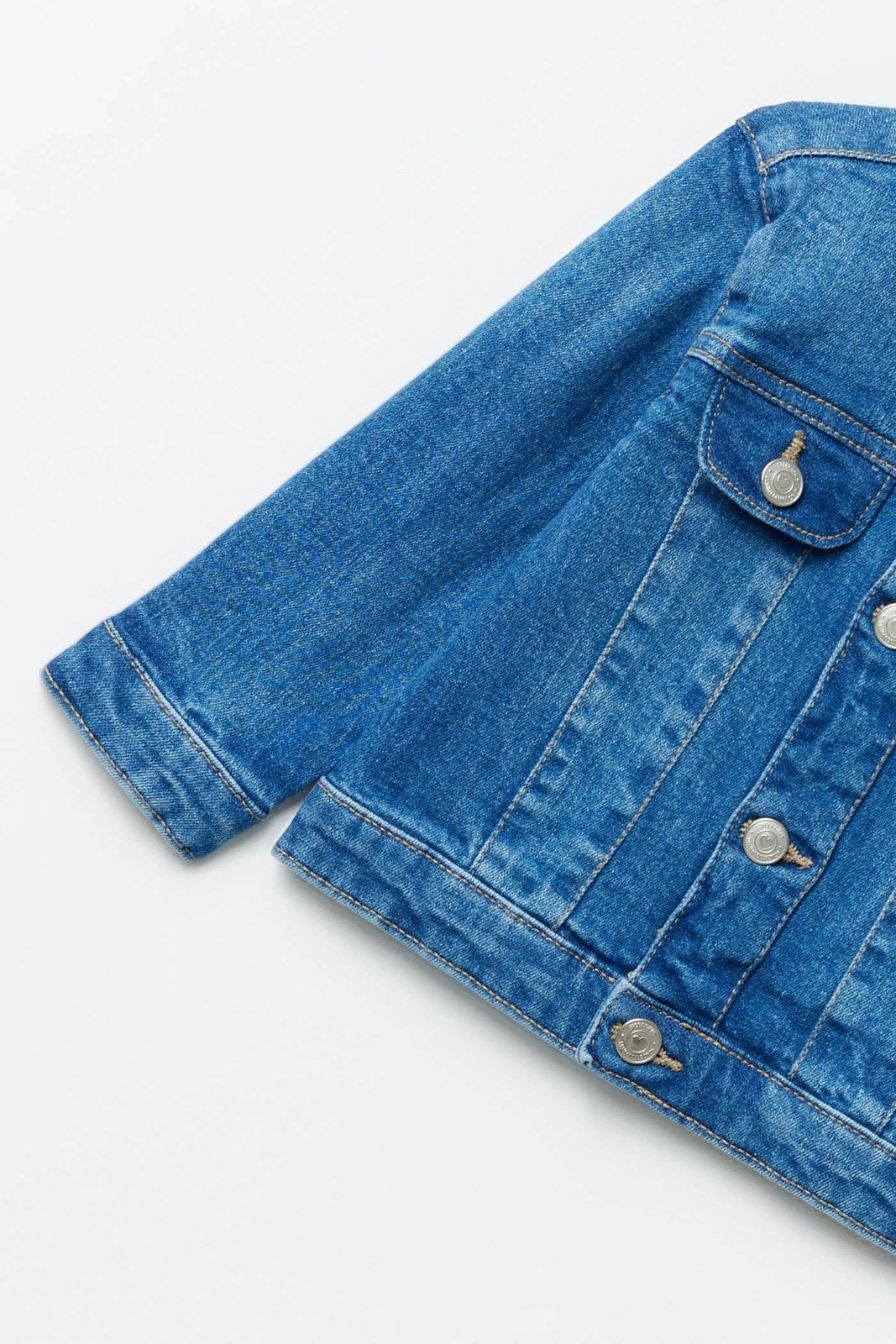 Sfera Plain jeans jacket - Denim 2 Shaws Department Stores