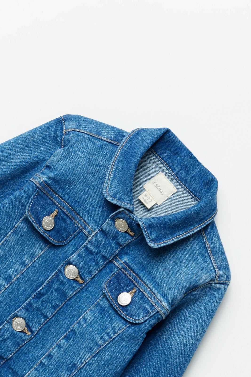 Sfera Plain jeans jacket - Denim 3 Shaws Department Stores
