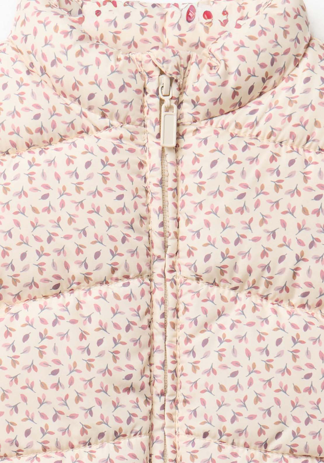 Printed Gilet - White
