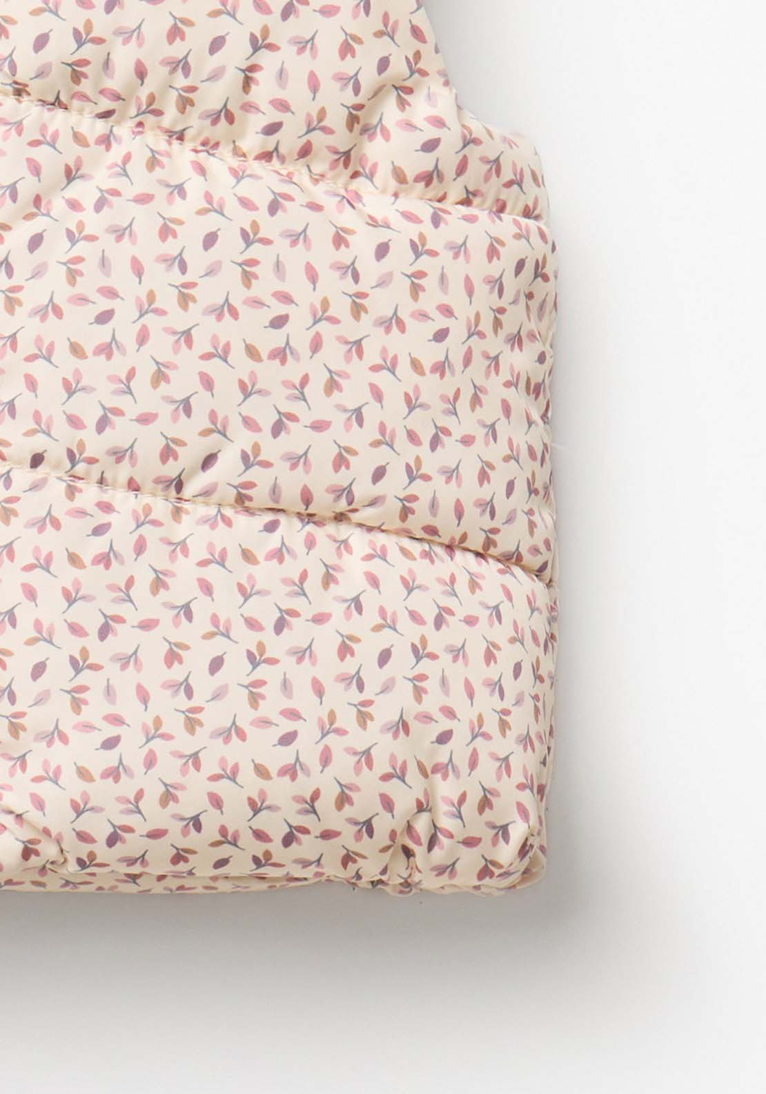 Printed Gilet - White