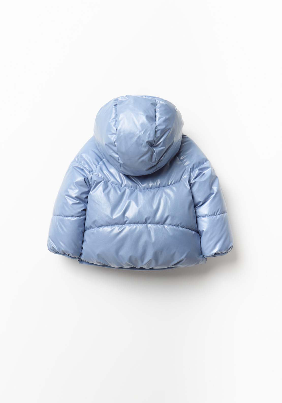 Reversible Glitter Coat - Blue