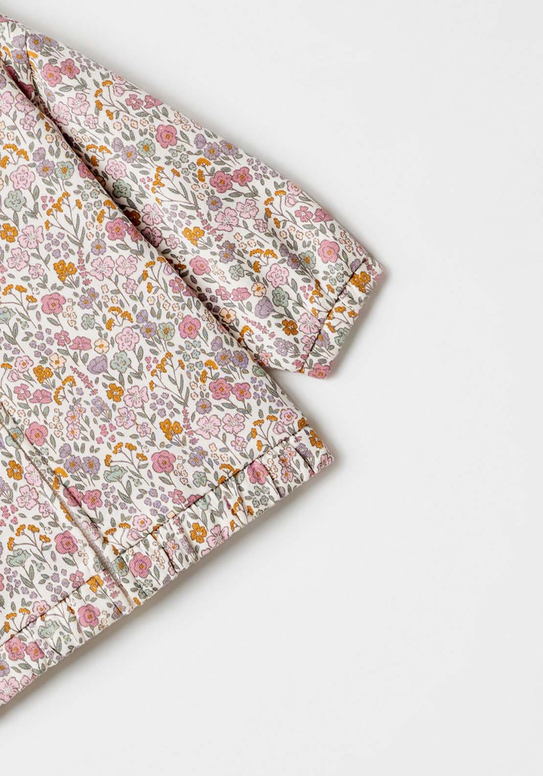 Sfera Baby Girl Floral Jumper With Zip - Beige 4 Shaws Department Stores