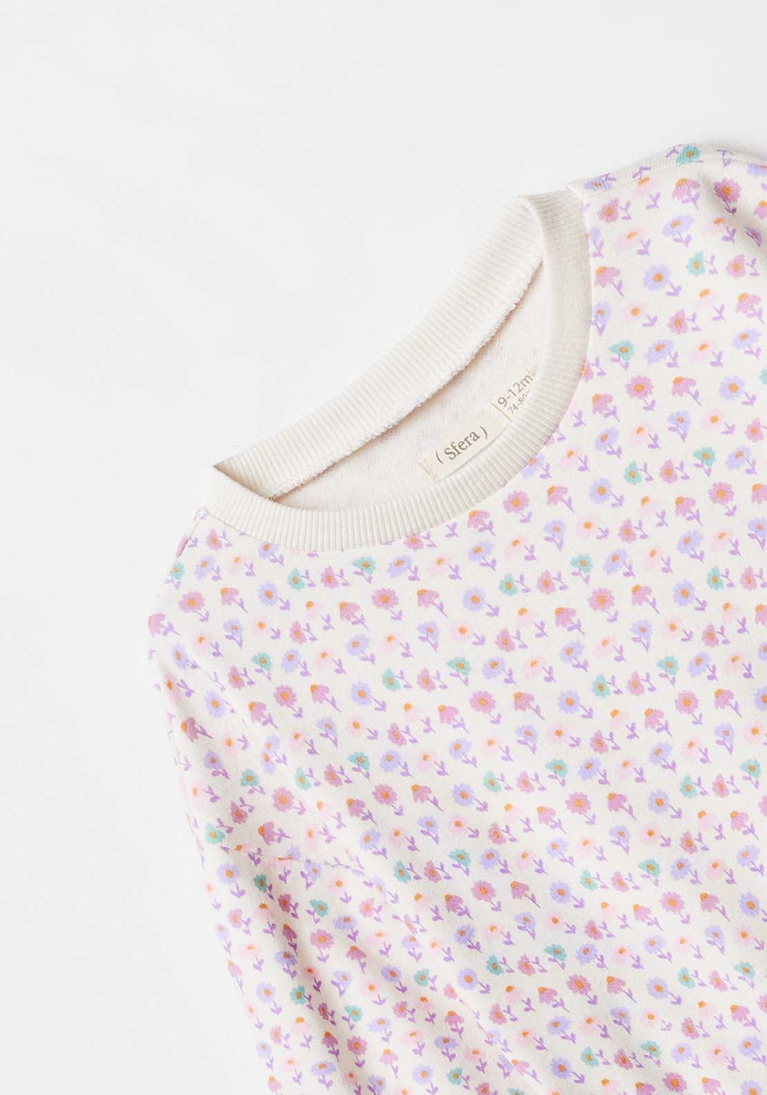 Sfera Baby Girl Floral Sweatshirt - Multicolour 4 Shaws Department Stores