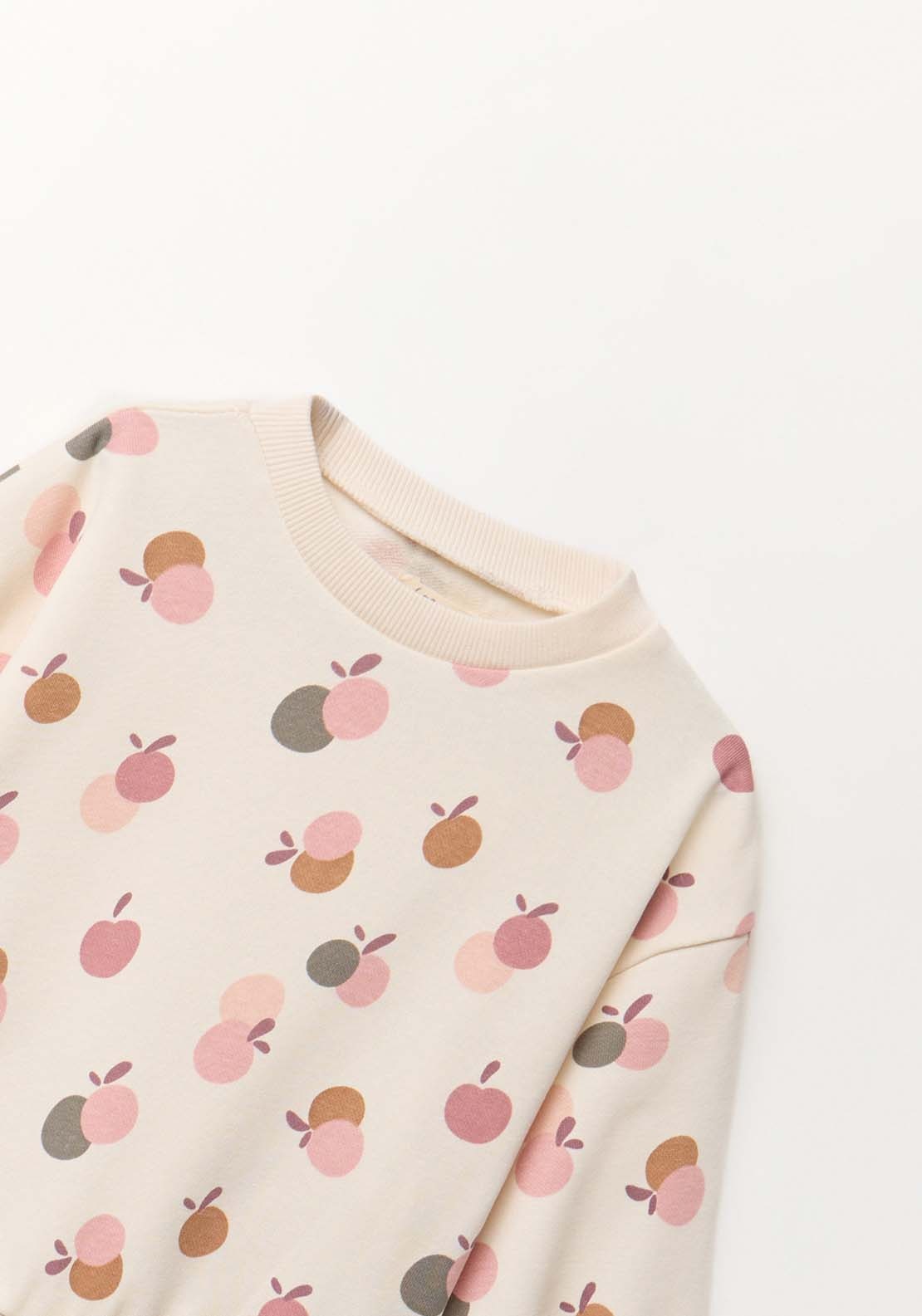 Printed Sweatshirt - Cream