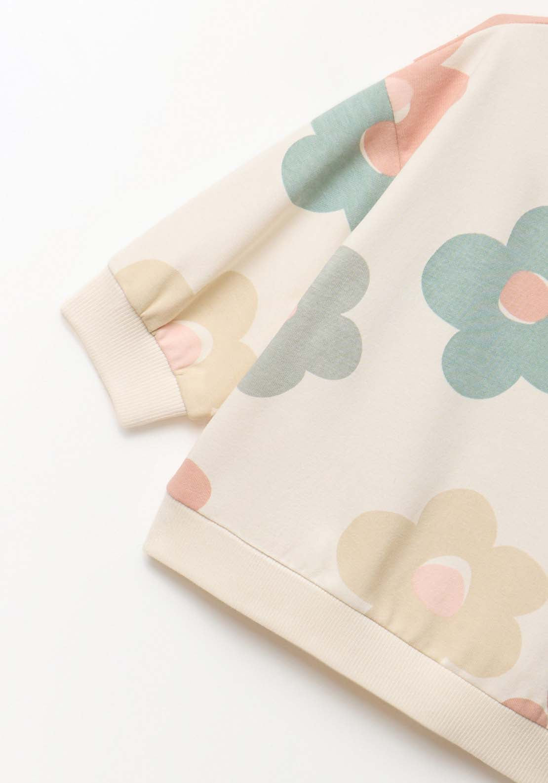 Printed Sweatshirt - White Ice