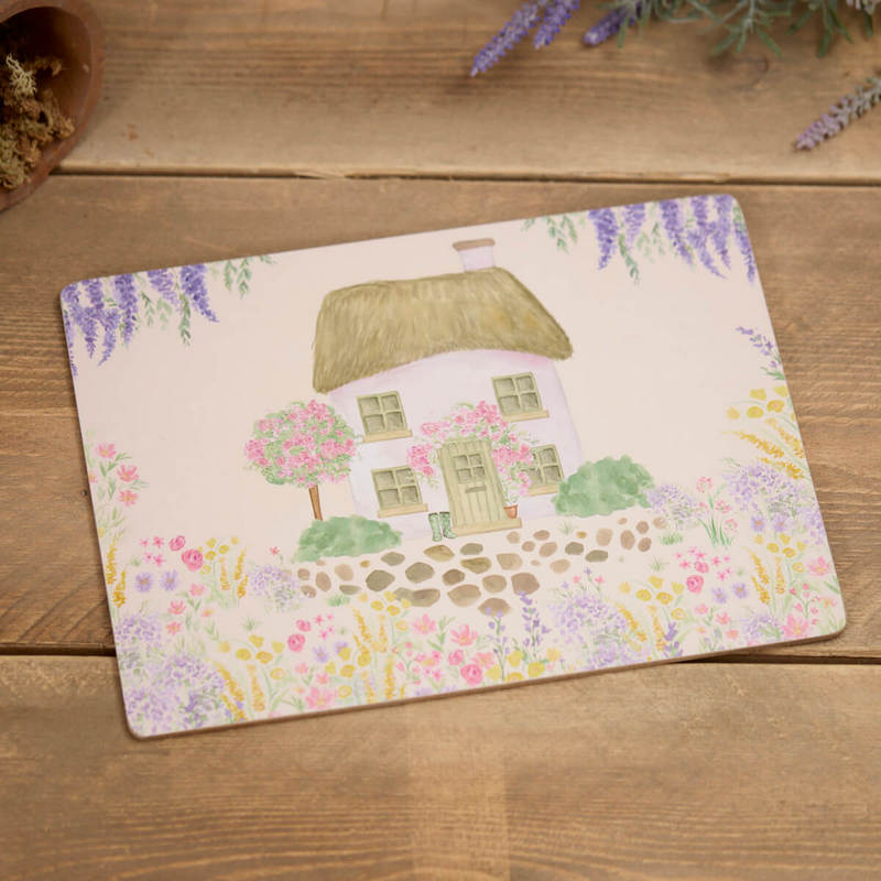The Home Collection Cottage Garden Scene Heat Resistant Placemat Box Of 4 - Multi 1 Shaws Department Stores