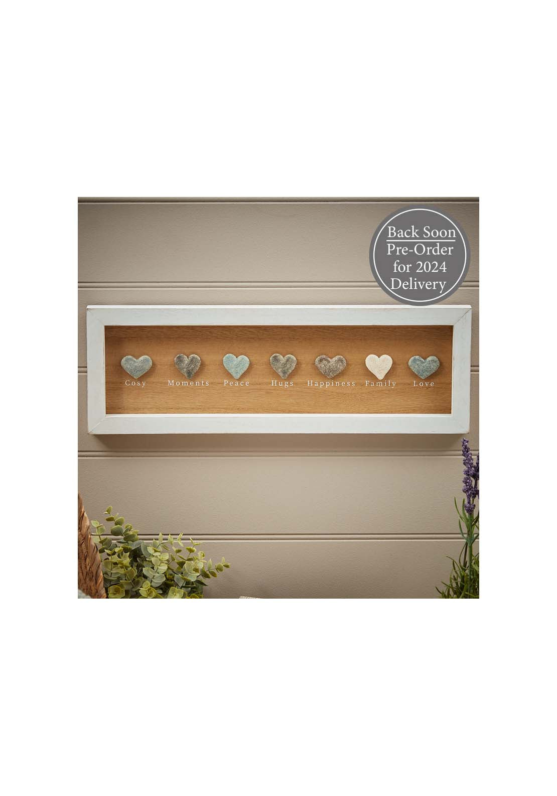 The Home Collection Pebble Heart Plaque Mixed Pebble 1 Shaws Department Stores