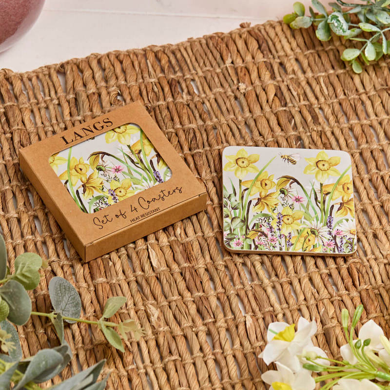 The Home Collection Floral Splendour Heat Resistant Coaster Box Of 4 - Multi 1 Shaws Department Stores