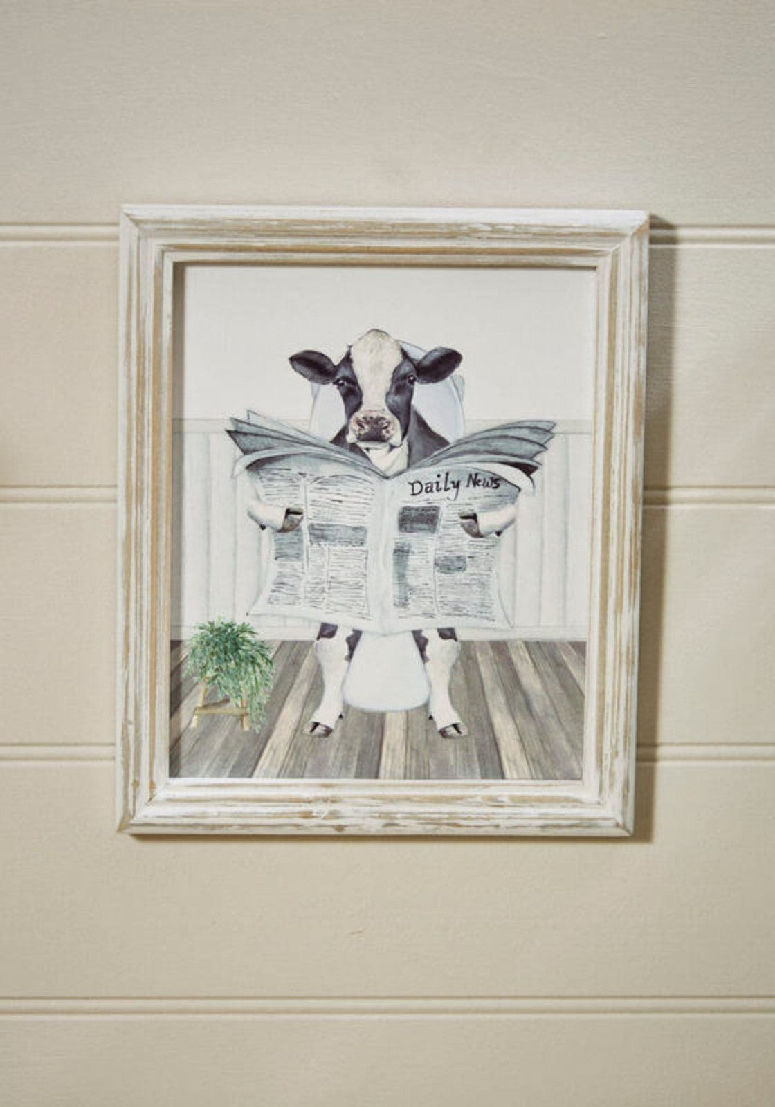 The Home Collection Wooden Frame Cow Print 2 Shaws Department Stores