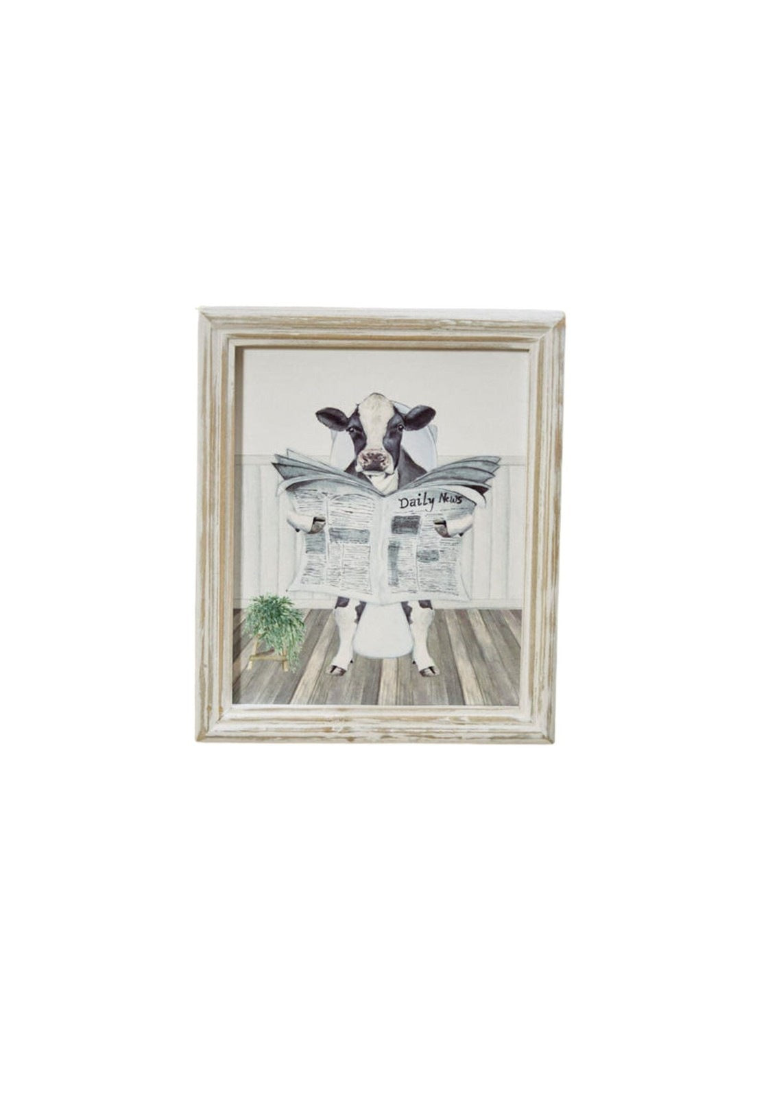 The Home Collection Wooden Frame Cow Print 1 Shaws Department Stores