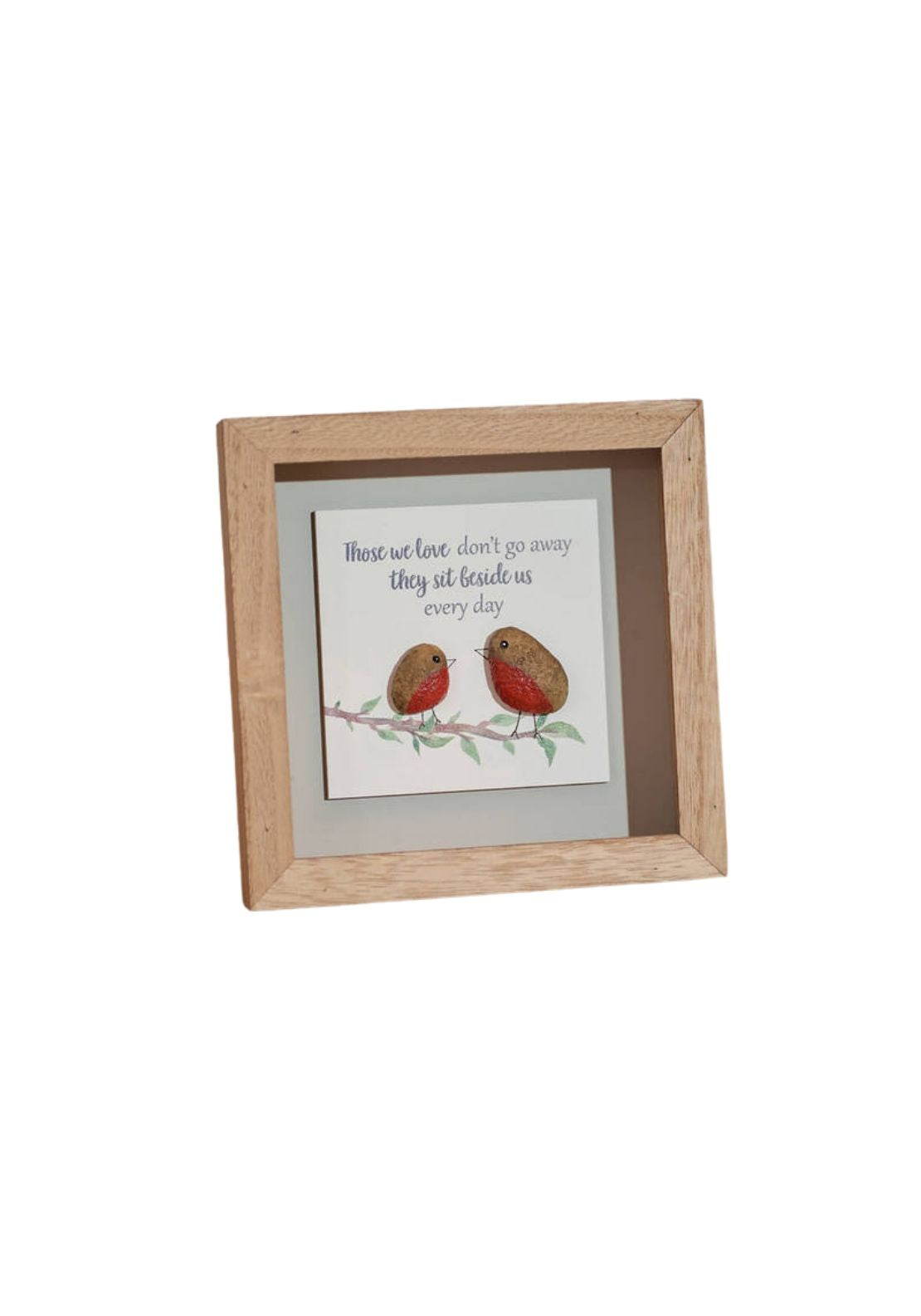 The Home Collection Robin Pebble Easel Plaque - Multi 2 Shaws Department Stores