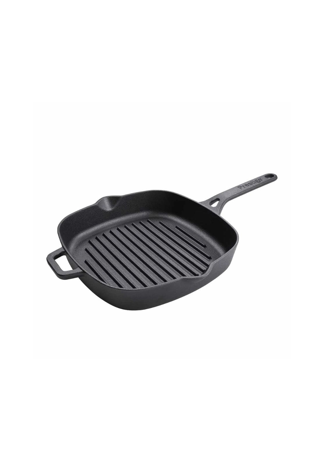 Cast Iron Grill Pan 25cm - Black