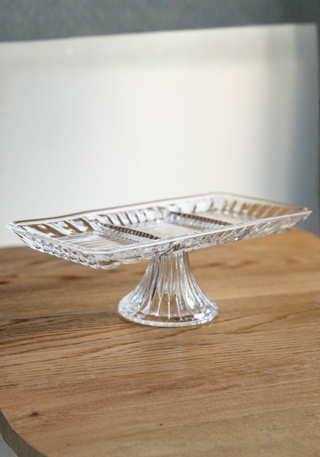 Killarney Crystal Muckross Rectangular Divided Food Platter 1 Shaws Department Stores