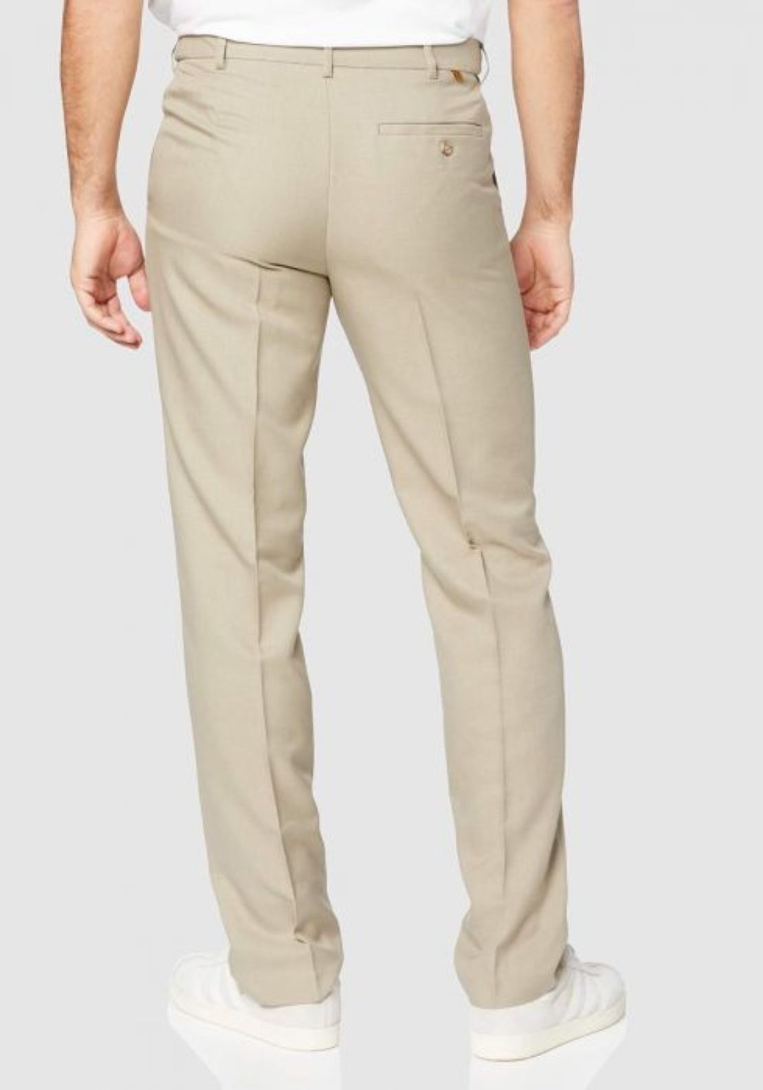Farah Trousers With Flexi Waist - Taupe 2 Shaws Department Stores