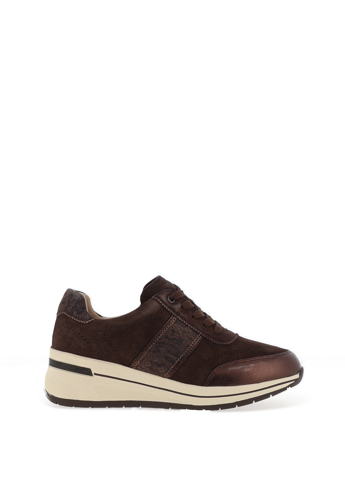 Slight Wedge Reptile Trim Trainer - Brown Combi