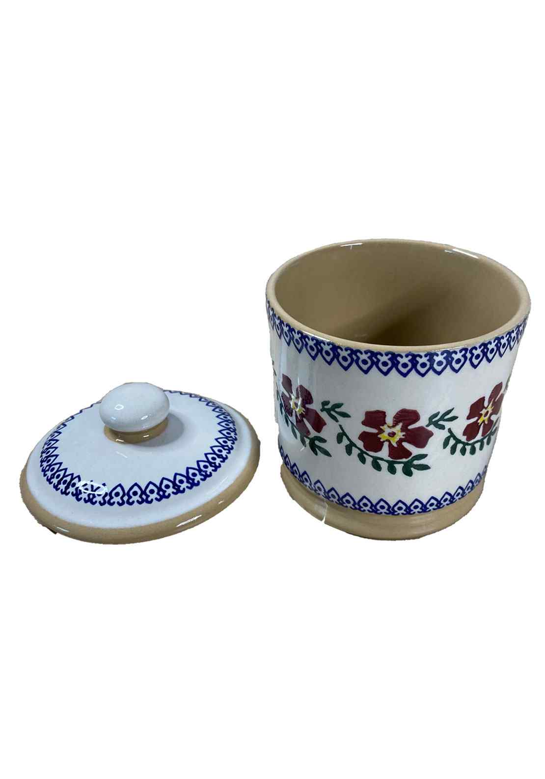 Nicholas Mosse Old Rose Lidded Sugar Bowl 1 Shaws Department Stores