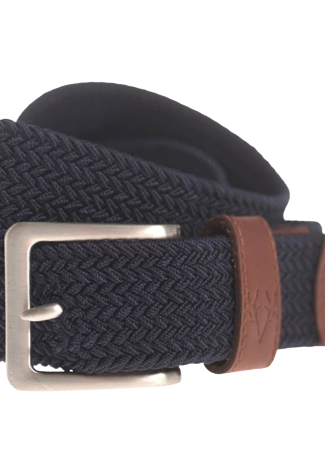 Braided Belt - Solid Navy