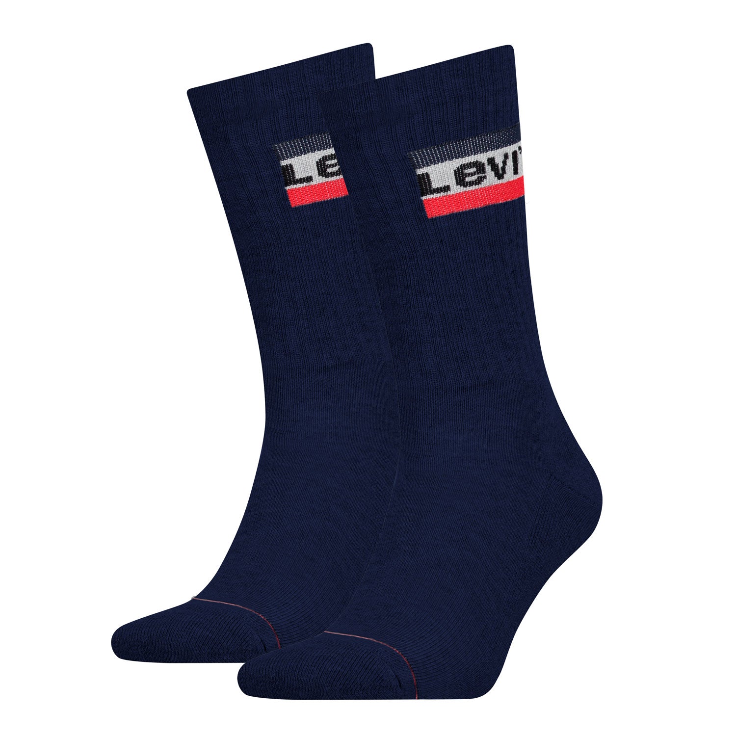 Levis Levis Regular Cut Sportswear Logo Socks - Navy Blue 1 Shaws Department Stores