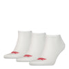 Levis Low Cut Batwing Logo 3 Pack Socks - White