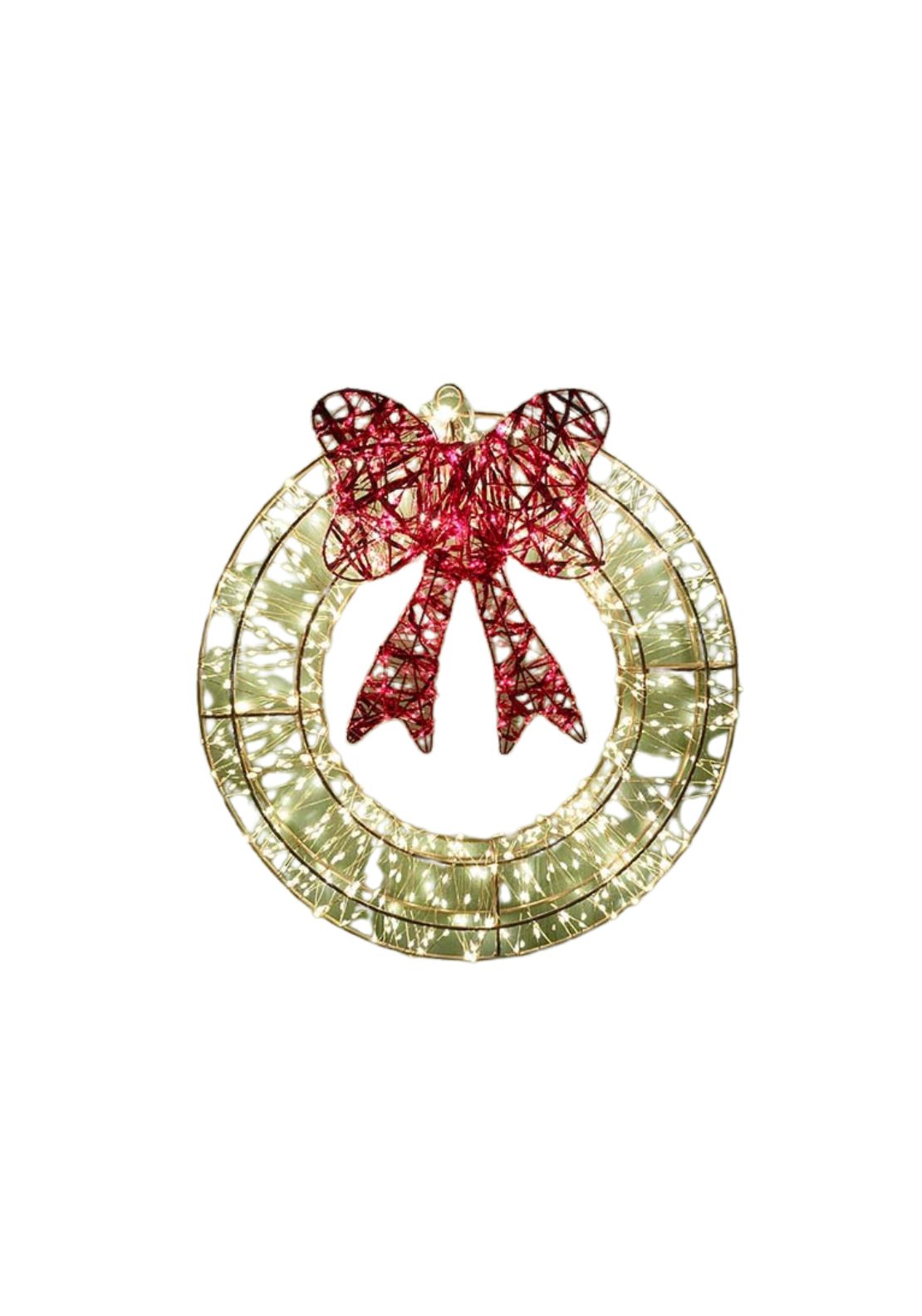 The Home Christmas LED Galaxy Wreath - White 1 Shaws Department Stores