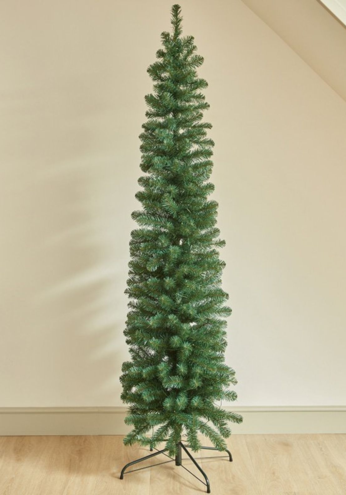 The Home Christmas Ultra Slim King Pine Tree - Green 2 Shaws Department Stores