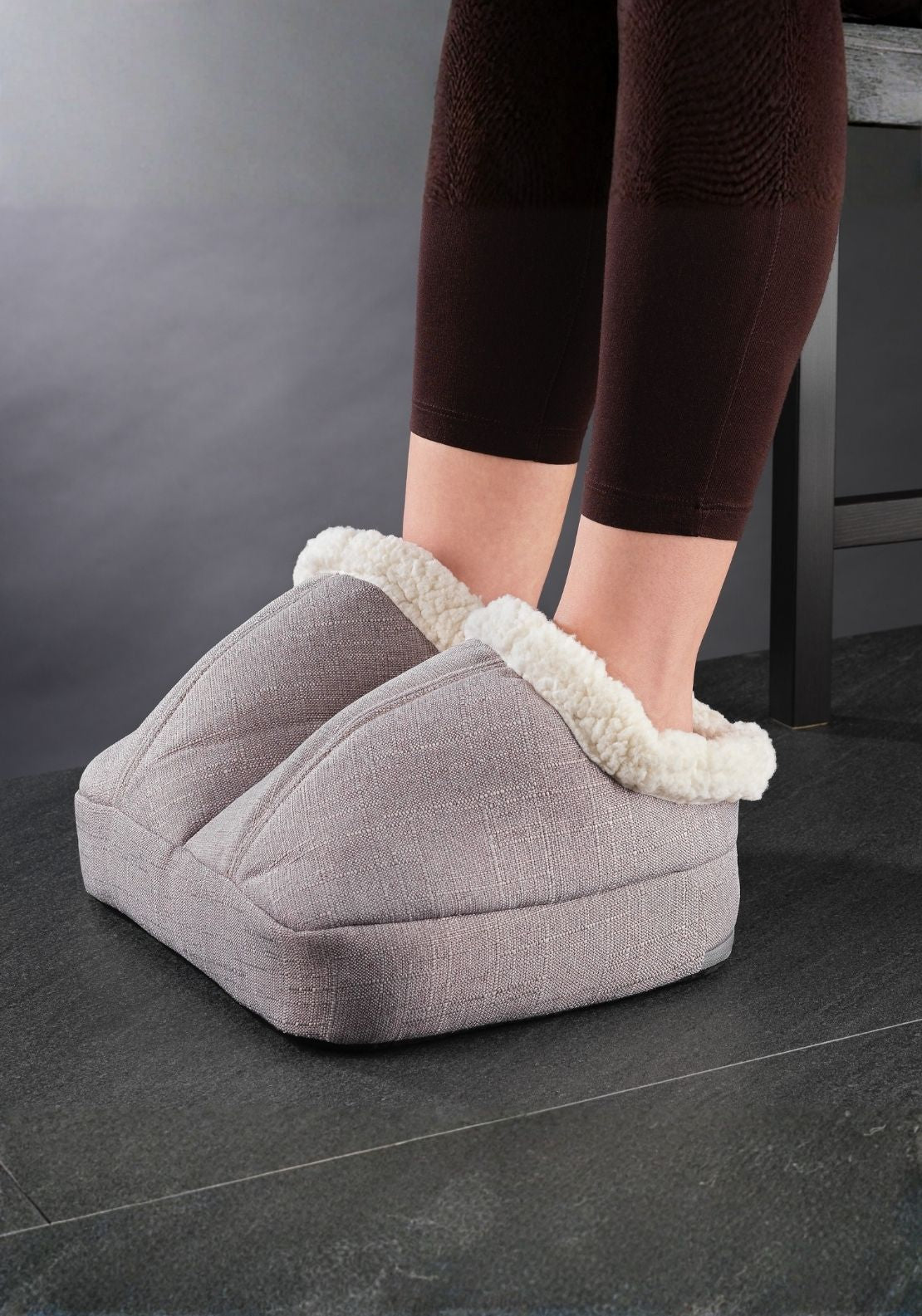 Wellbeing Heated Foot Massager - Grey 1 Shaws Department Stores