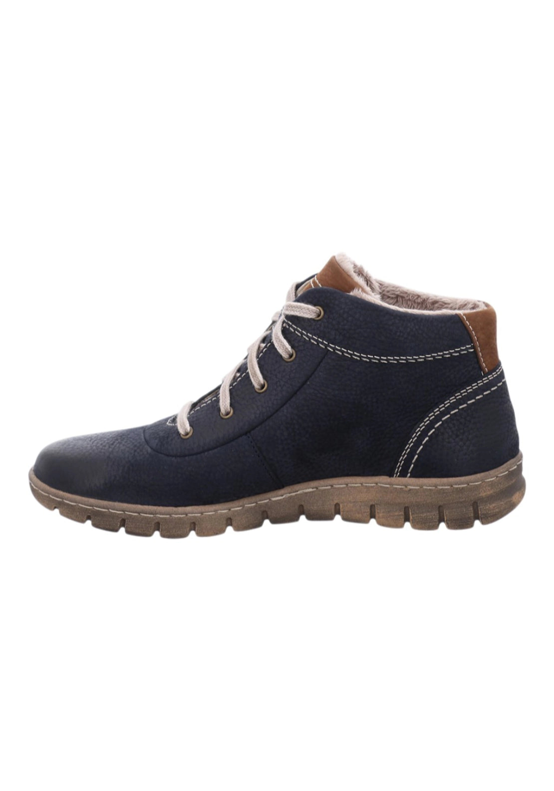 Waterproofproof Soft Nubuck Lace Up Shoe - Ocean