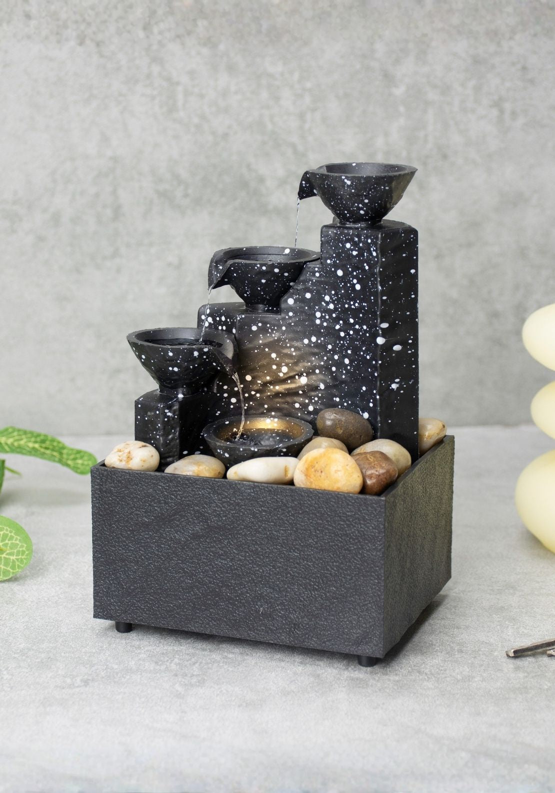 3 Tier Water Fountain - Grey