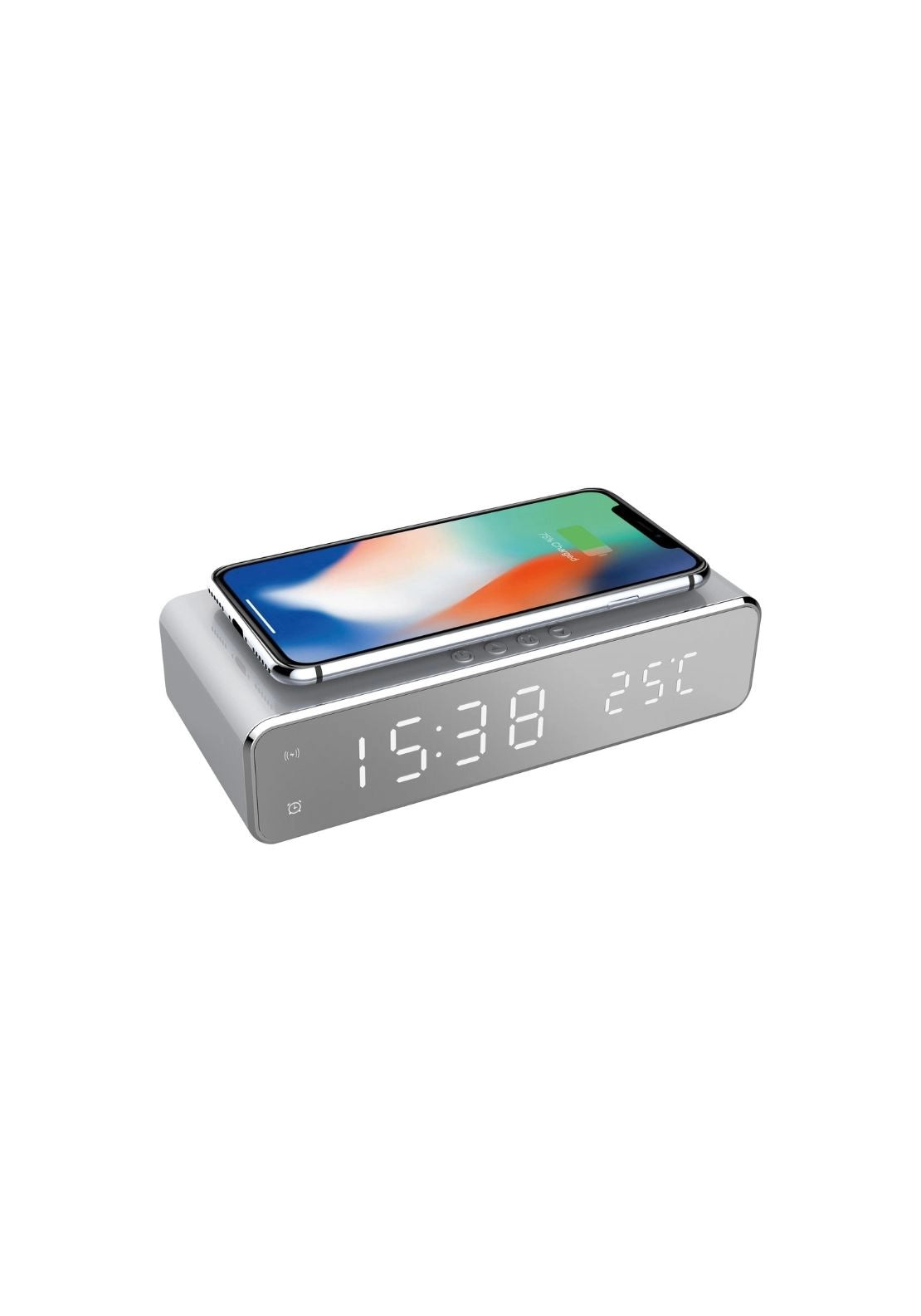 LED Wireless Charging Alarm Clock - Multi