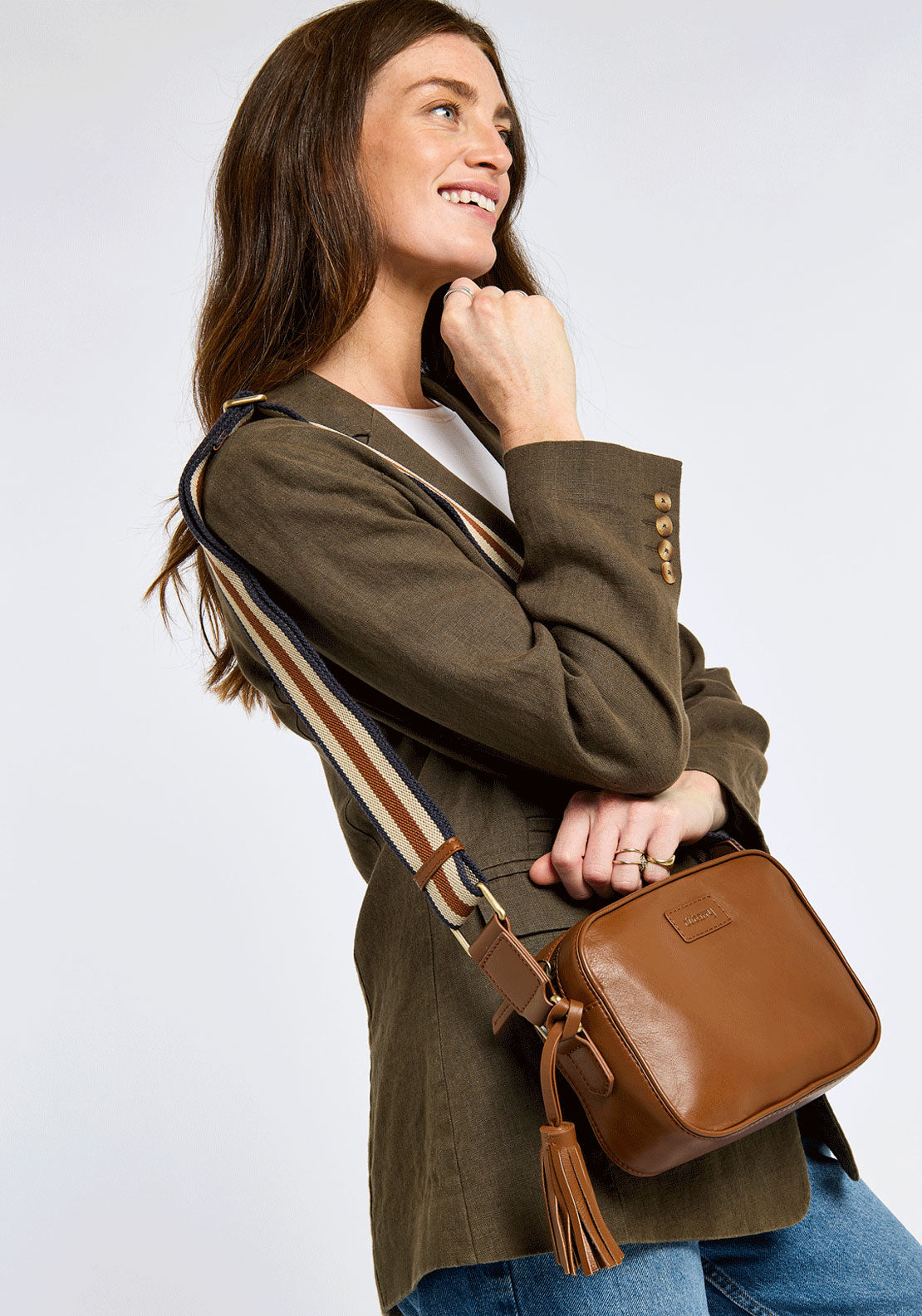 Dubarry Rostrevor Ladies Cross Body Bag - Cognac 7 Shaws Department Stores