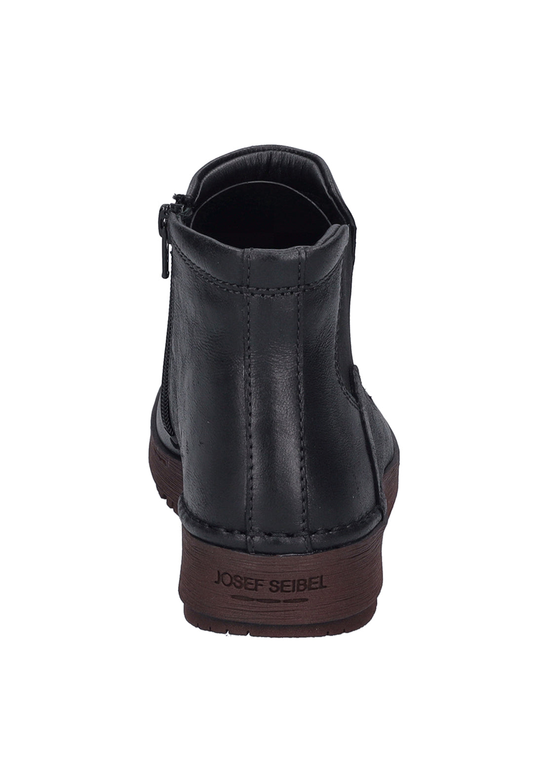 Josef Seibel Short 2 Tone Gusset Side Zip B - Black/plum 3 Shaws Department Stores