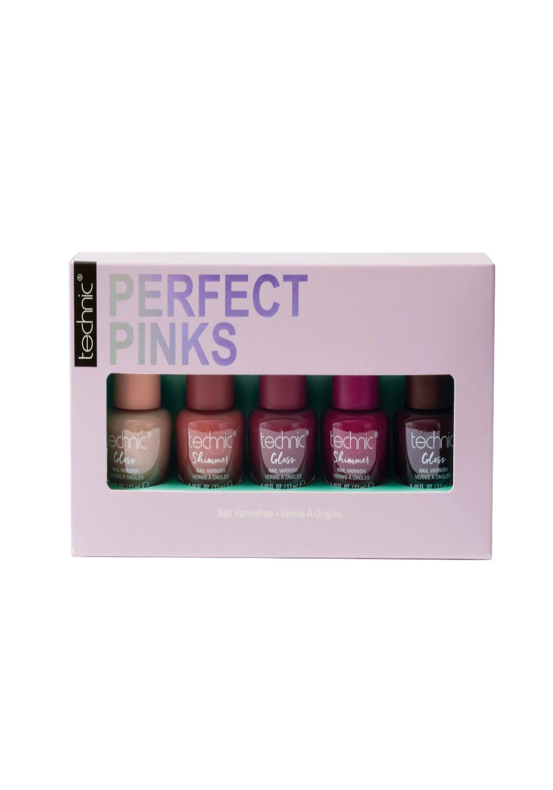 Perfect Pinks Nail Set - No Colour