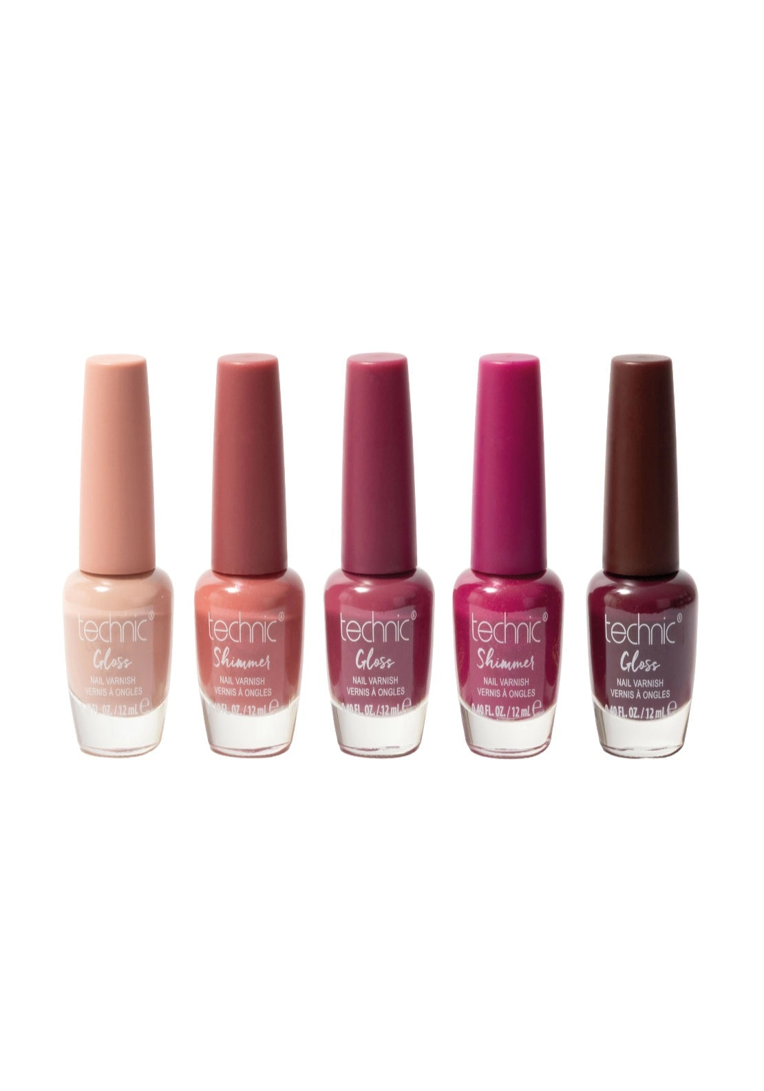 Perfect Pinks Nail Set - No Colour