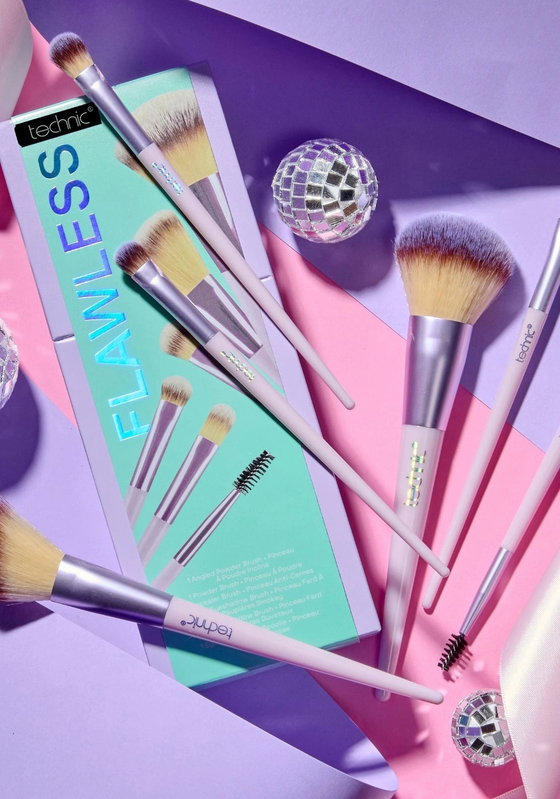 Flawless Cosmetic Brush Set - No Colour
