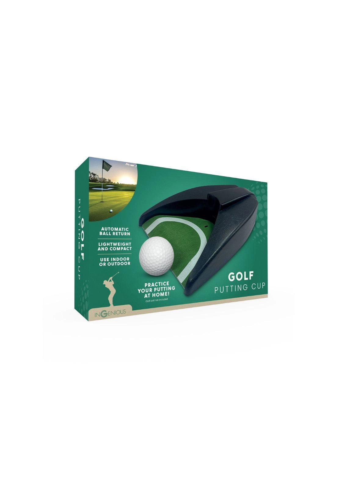 Golf Putting Cup With Automatic Ball Return - Multi
