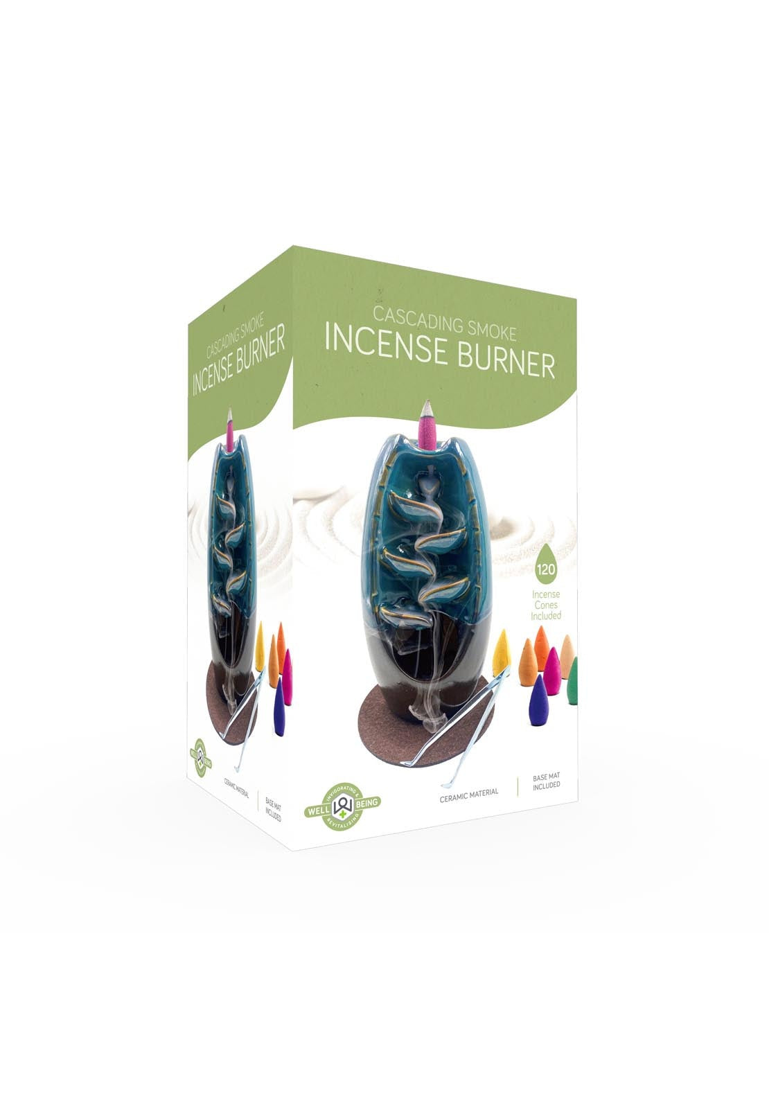 Cascading Smoke Incense Burner - Multi