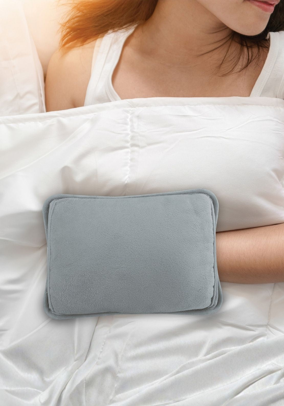 The Home Collection Electric Hot Water Bottle with Charger - Grey 1 Shaws Department Stores