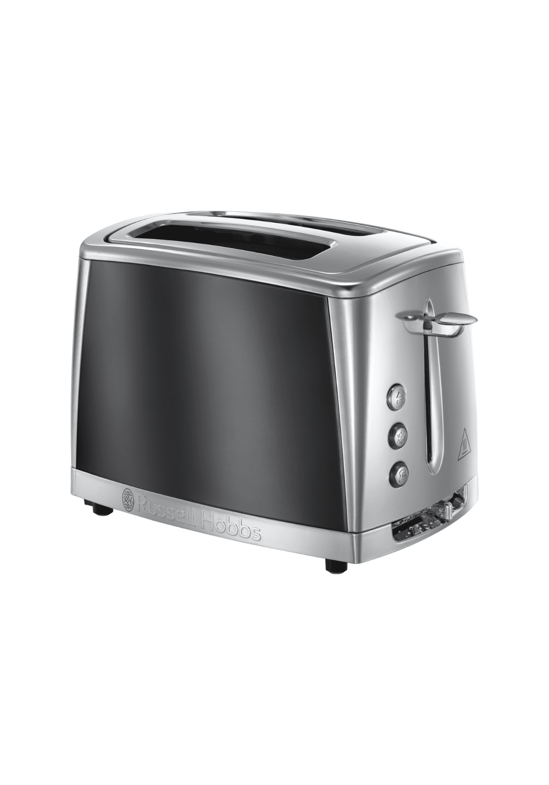 Russell Hobbs Luna 2 Slice Toaster – Moonlight Grey 1 Shaws Department Stores