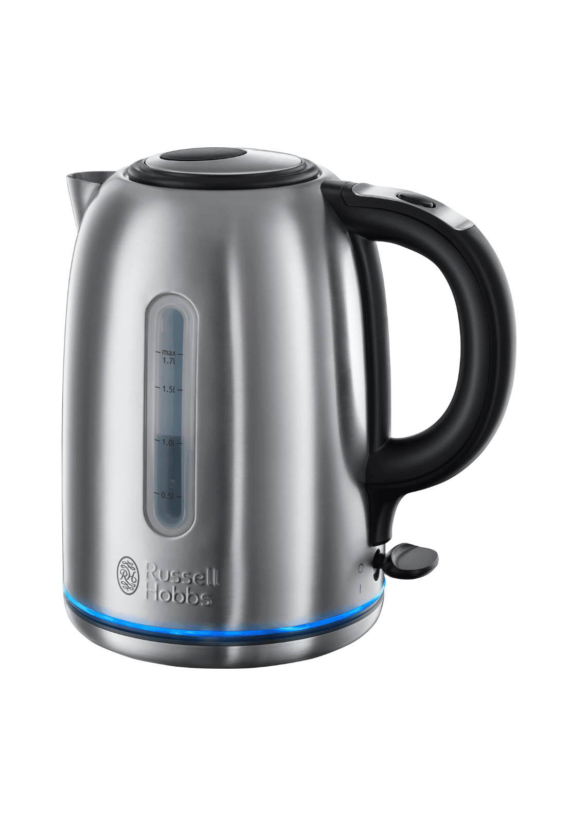 Russell Hobbs Quiet Boil Kettle - Steel 1 Shaws Department Stores
