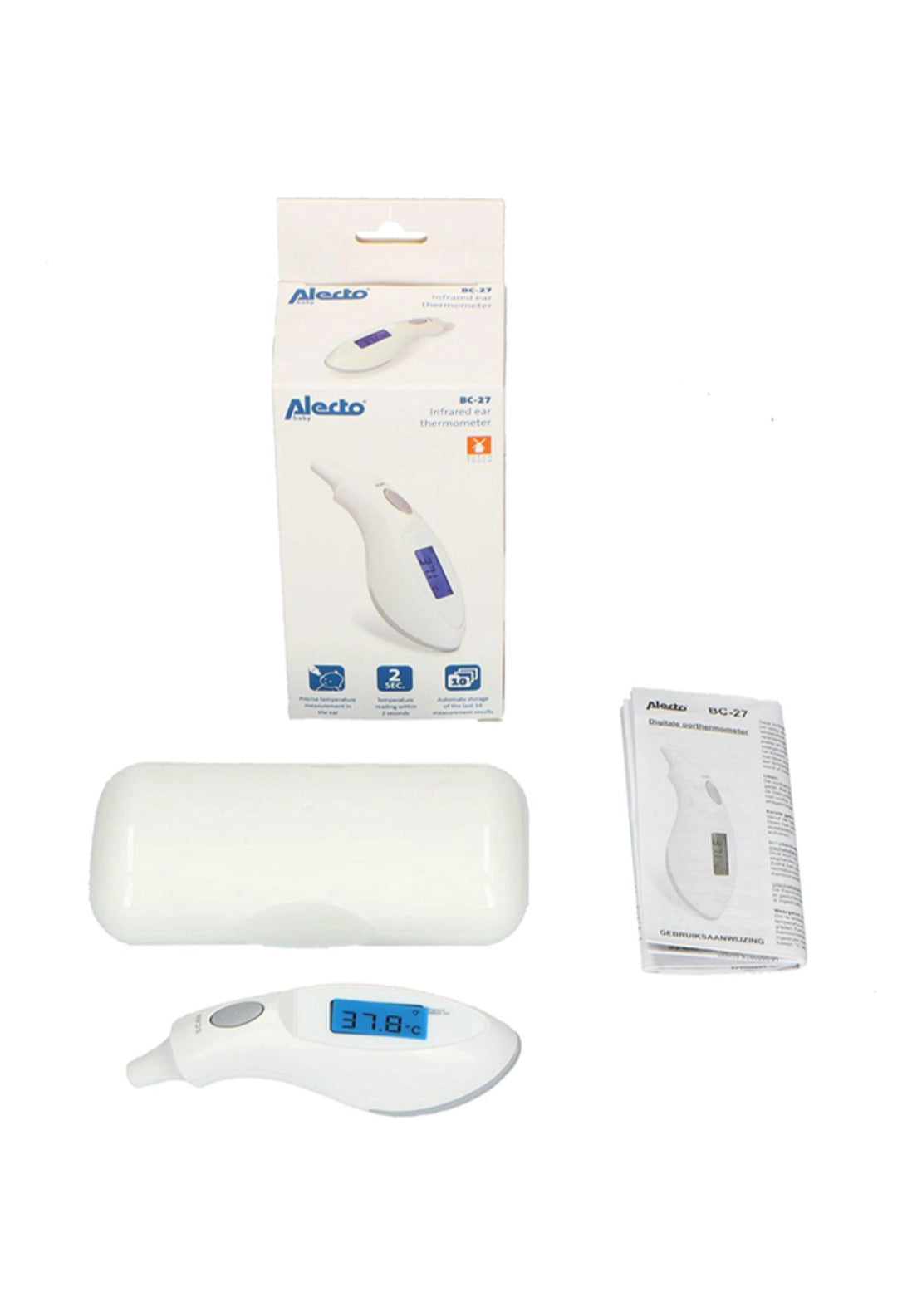 Alecto Infrared Ear Thermometer 8 Shaws Department Stores