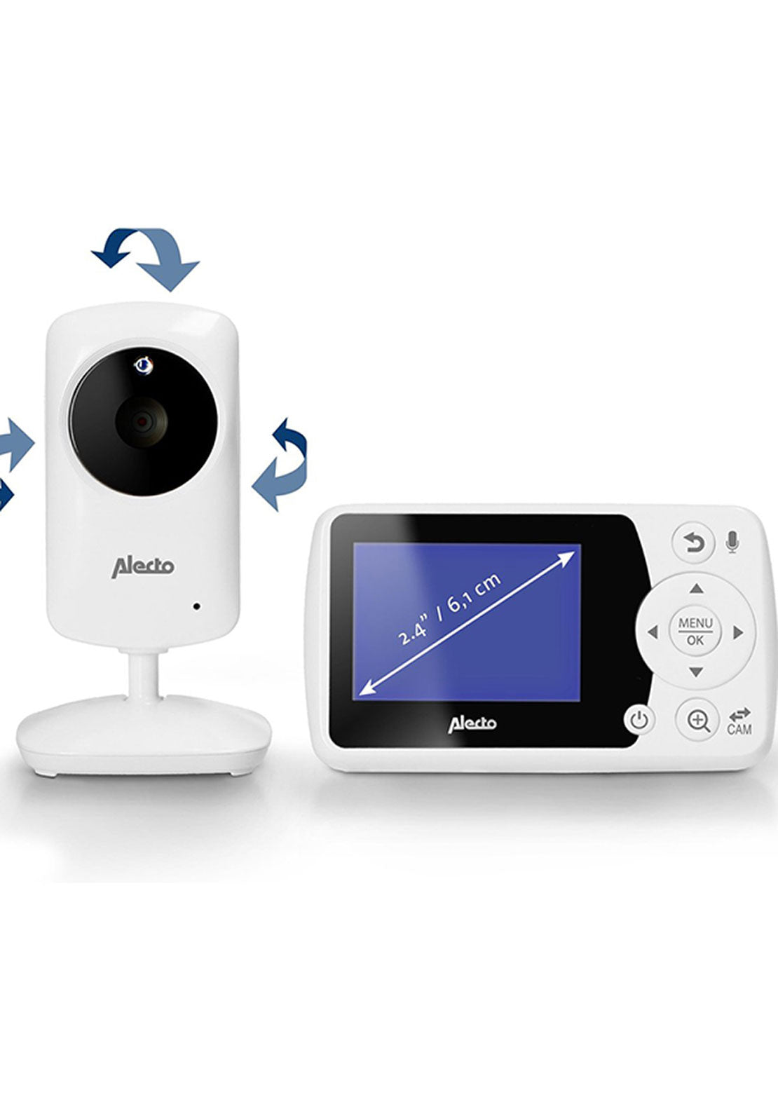 Alecto Video Baby Monitor With 2.4Inch Display | Dvm64 2 Shaws Department Stores