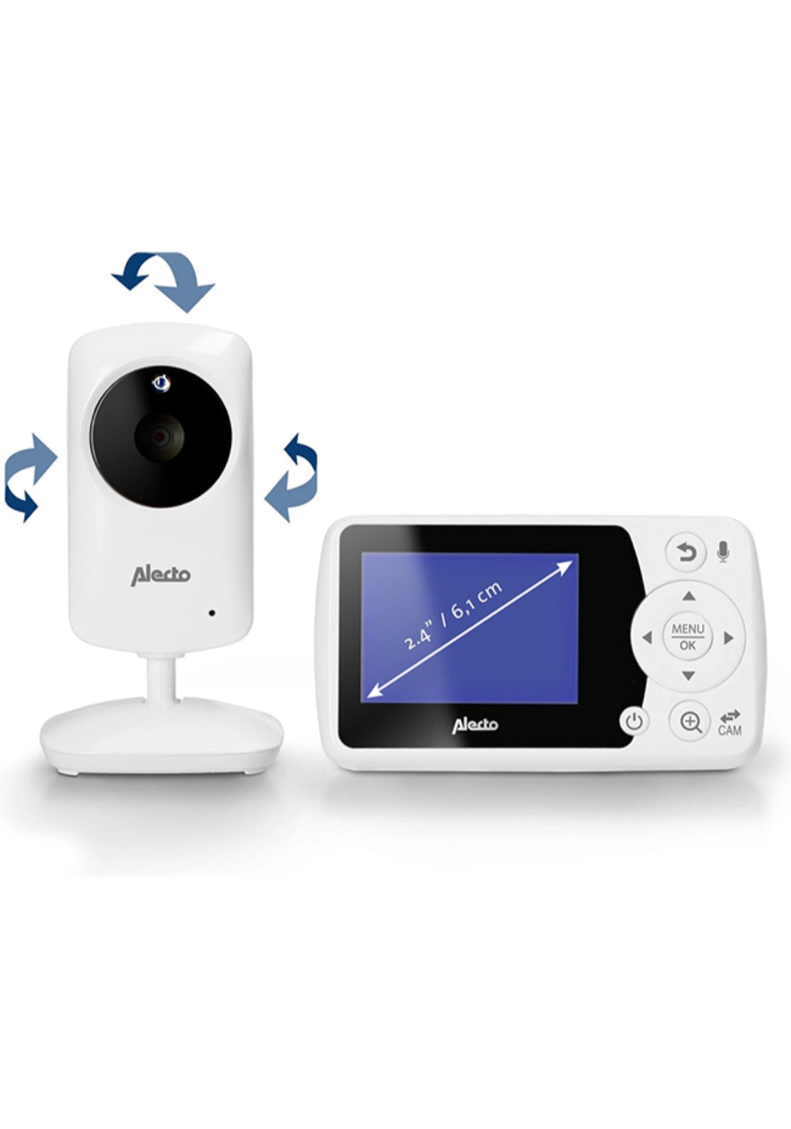 Alecto Video Baby Monitor With 2.4Inch Display | Dvm64 6 Shaws Department Stores