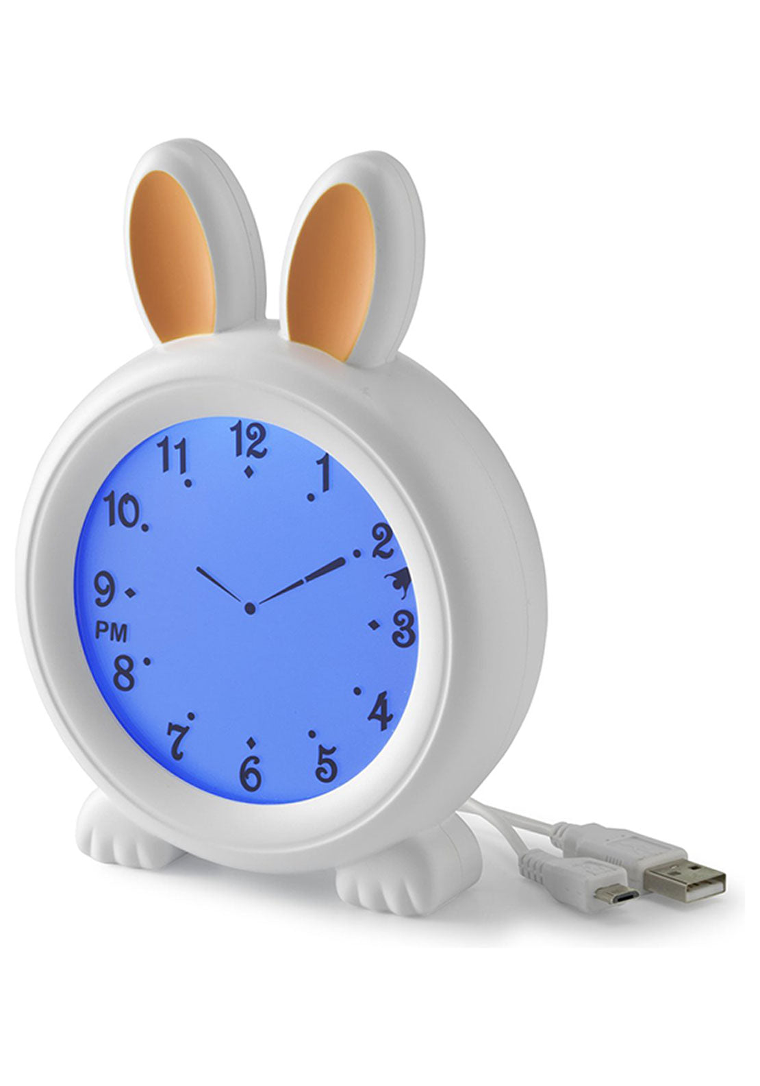 Alecto Bunny Sleep Training Nightlight &amp; Alarm Clock | Bc100 3 Shaws Department Stores