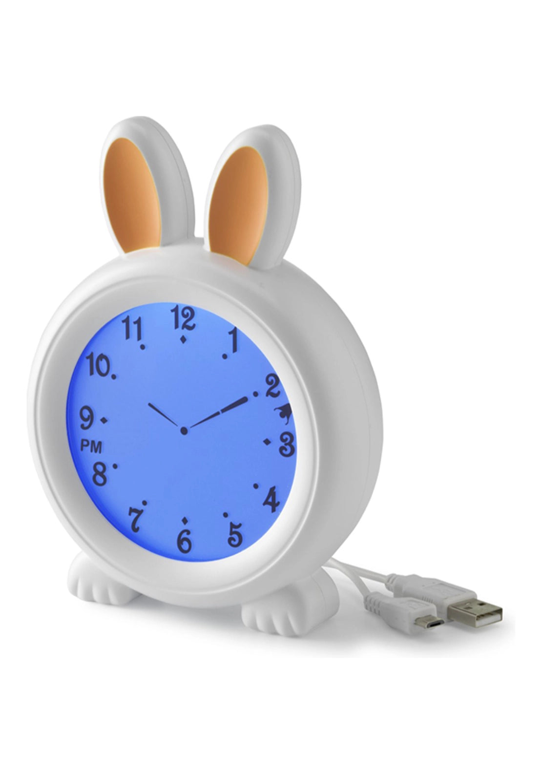 Alecto Bunny Sleep Training Nightlight &amp; Alarm Clock | Bc100 2 Shaws Department Stores