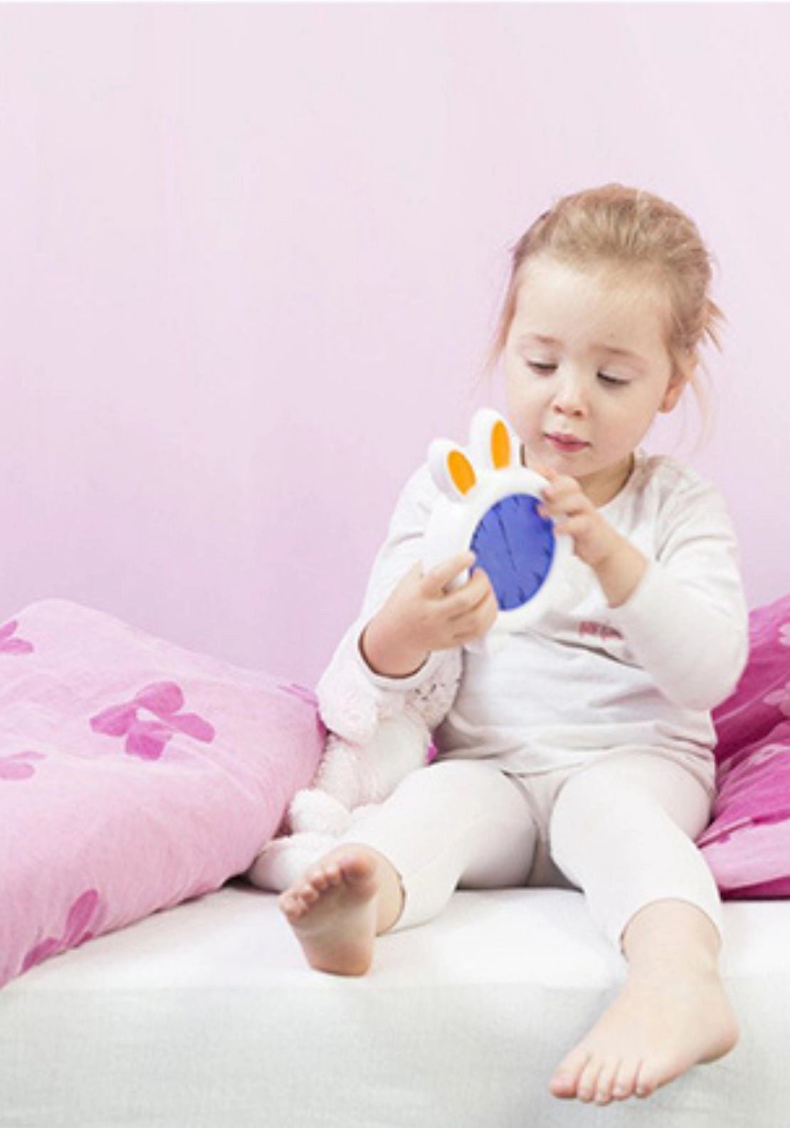 Alecto Bunny Sleep Training Nightlight &amp; Alarm Clock | Bc100 4 Shaws Department Stores
