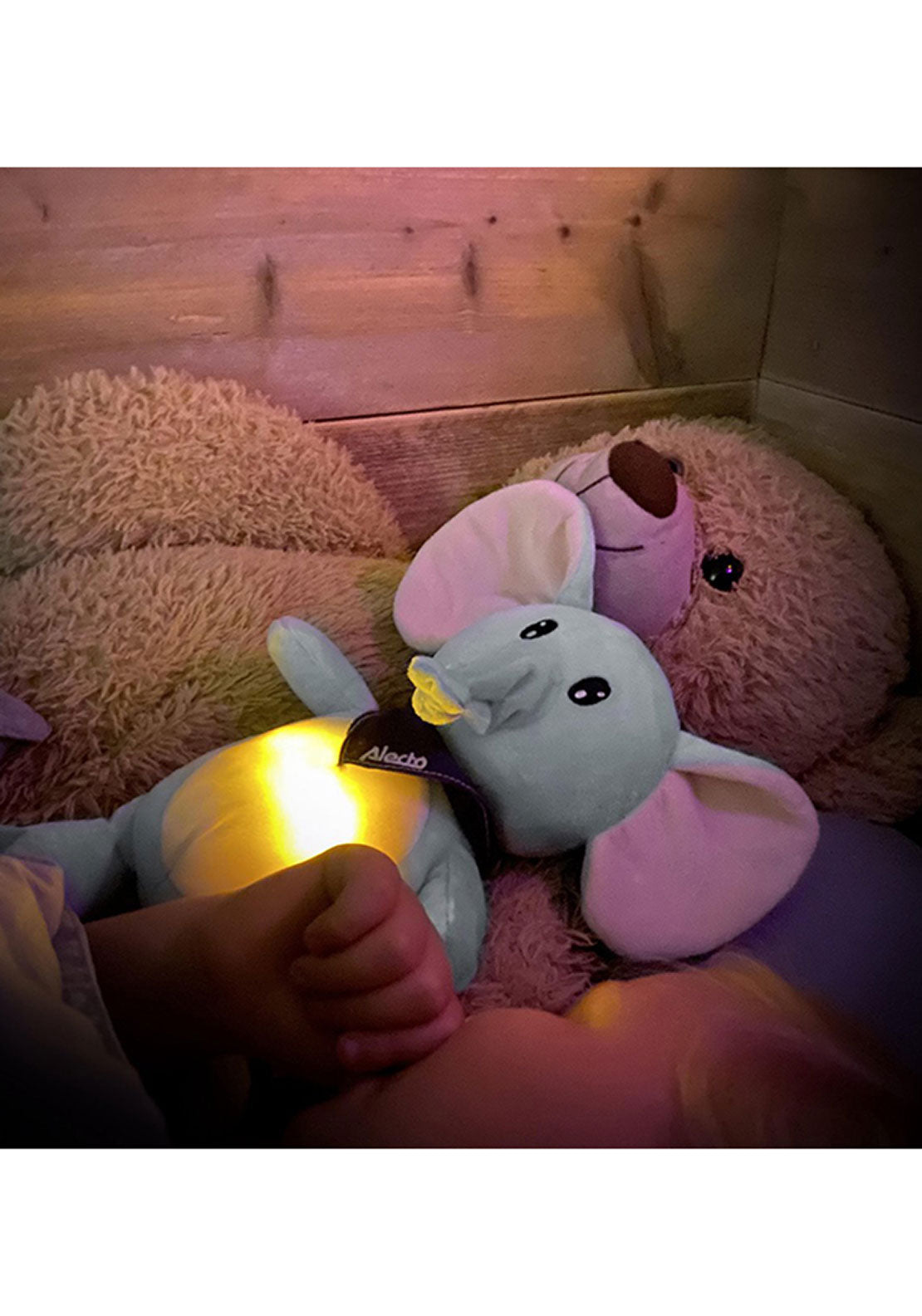 Alecto Cuddly Elephant &amp; Night Light | Bc350 7 Shaws Department Stores